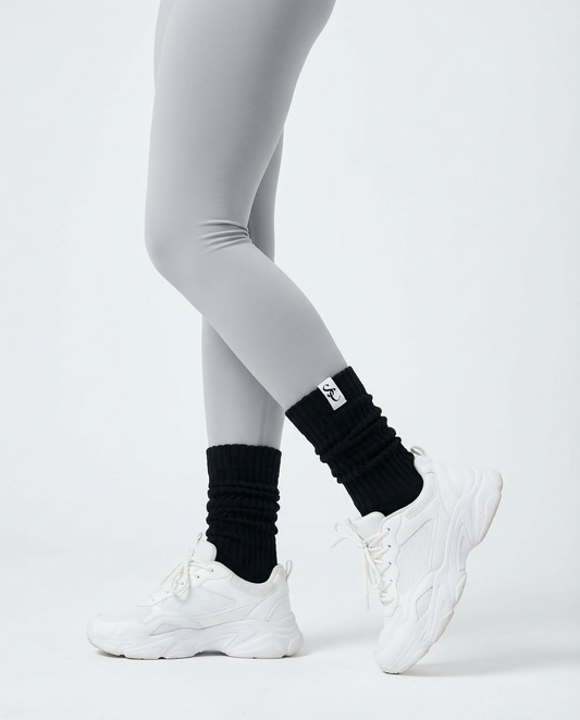Black Slouch Socks