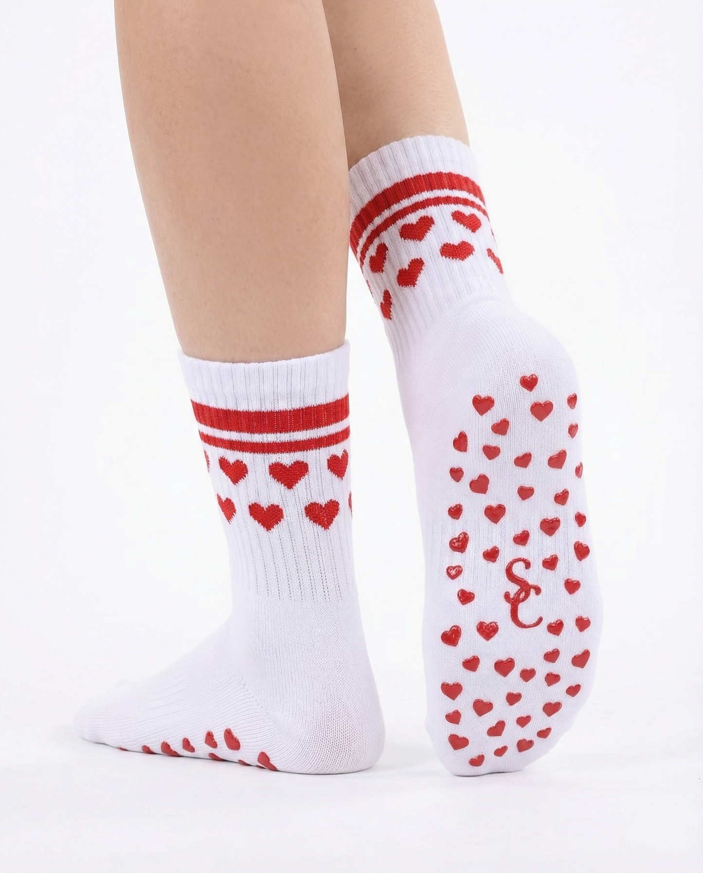 Valentine's Hearts and Stripes