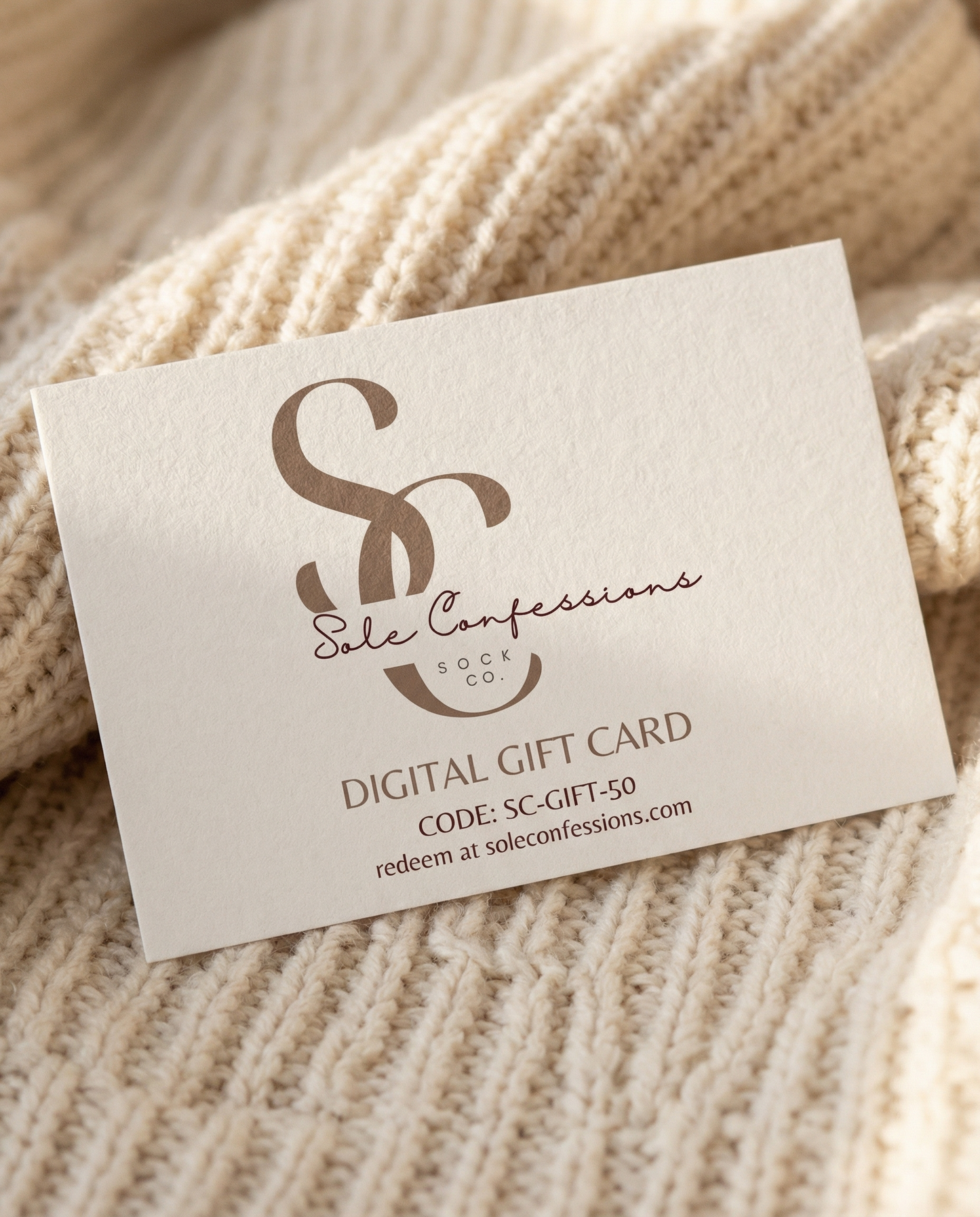 Sole Confessions Gift Card