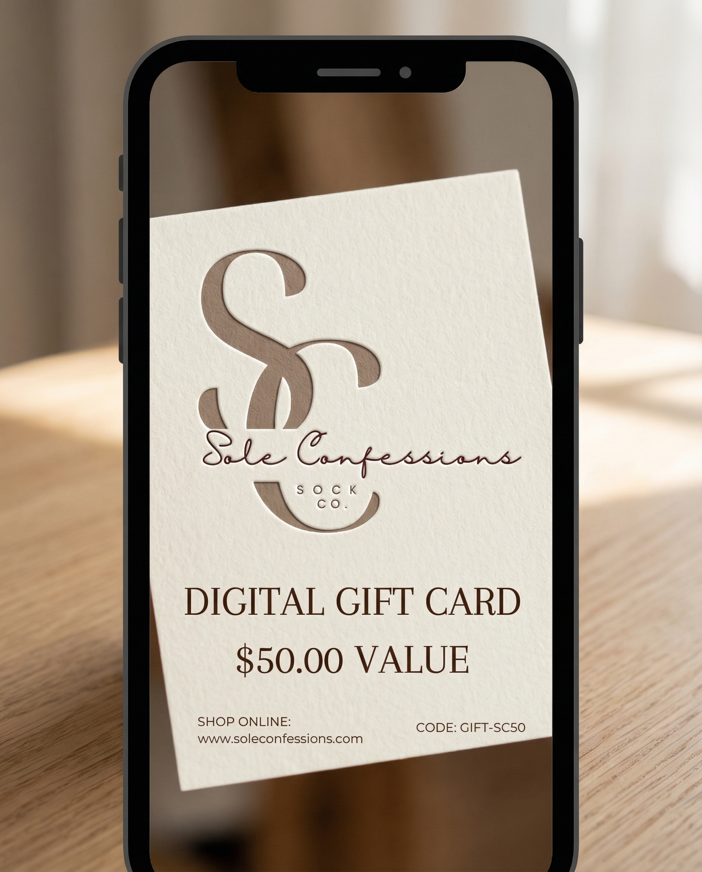 Sole Confessions Gift Card